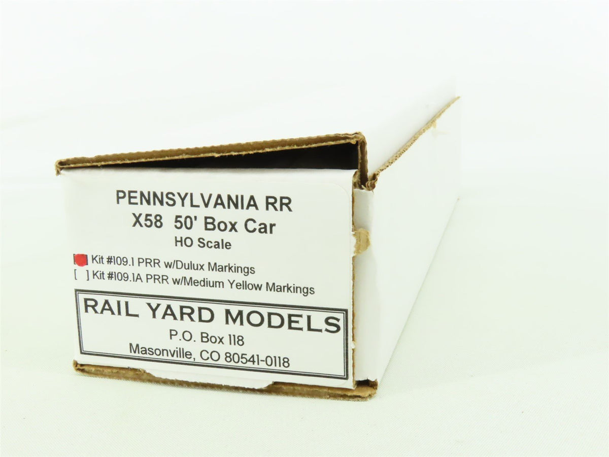 HO Rail Yard Models Kit #109.1 PRR Pennsylvania 50&#39; Box Car w/ Dulux Markings