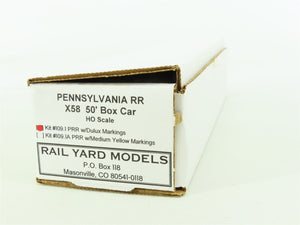 HO Rail Yard Models Kit #109.1 PRR Pennsylvania 50' Box Car w/ Dulux Markings