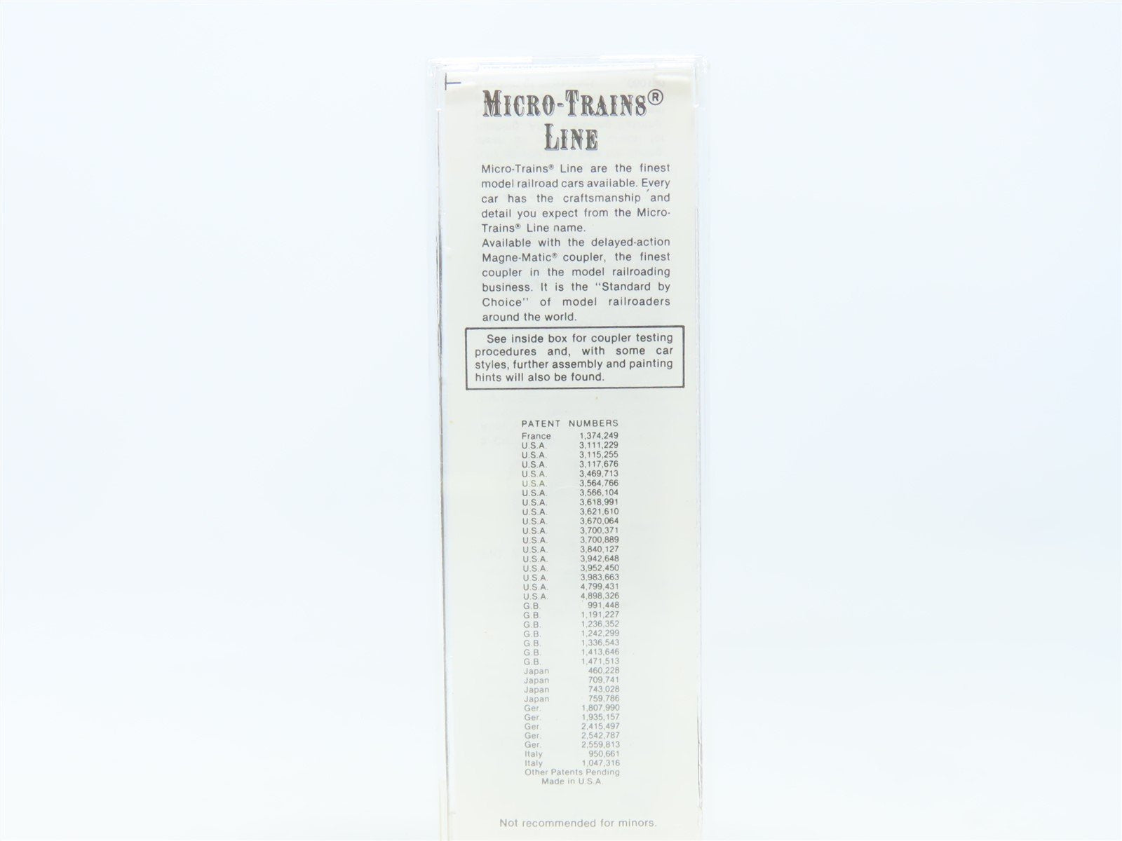 N Scale Micro-Trains MTL 20010 GTW Grand Trunk Western 40' Box Car #516768