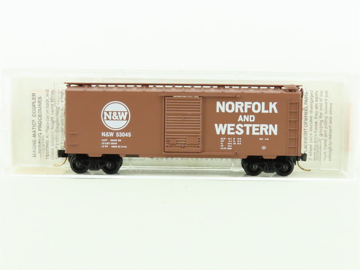 N Scale Micro-Trains MTL #20039 N&amp;W Norfolk &amp; Western 40&#39; Box Car #53045
