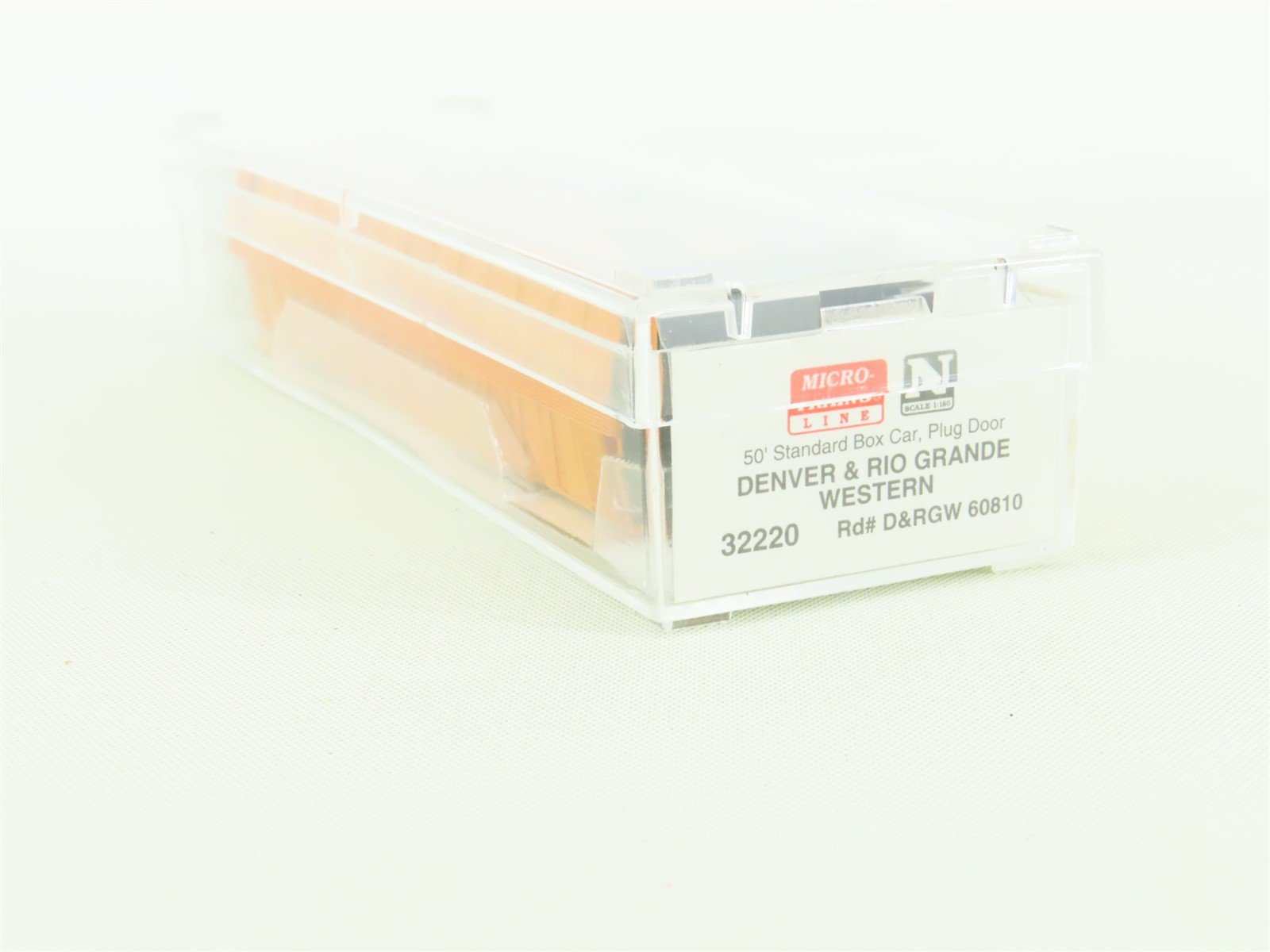 N Scale Micro-Trains MTL #32220 D&RGW Rio Grande 50' Box Car #60810