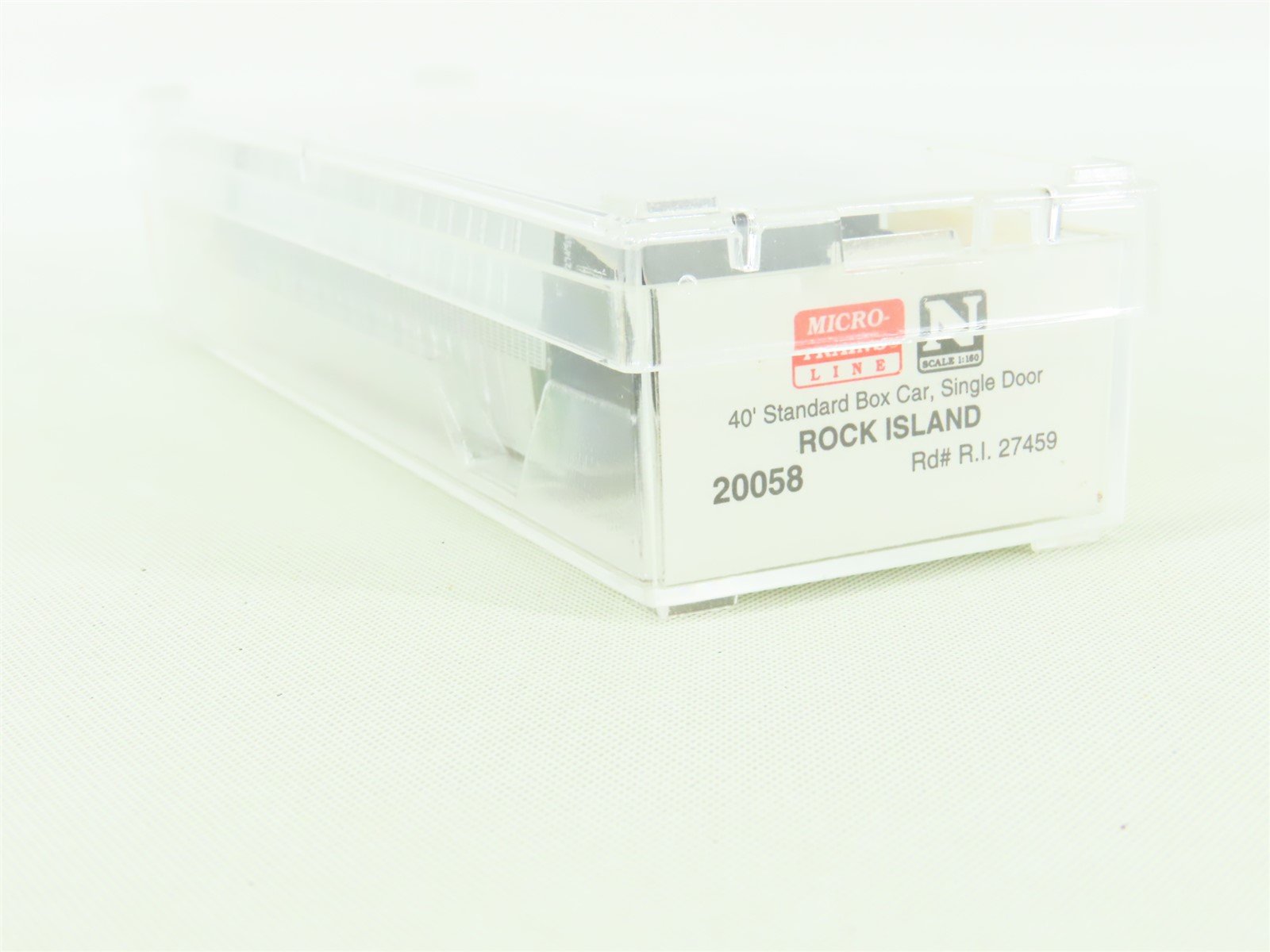 N Scale Micro-Trains MTL #20058 RI Rock Island 40' Single Door Box Car #27459