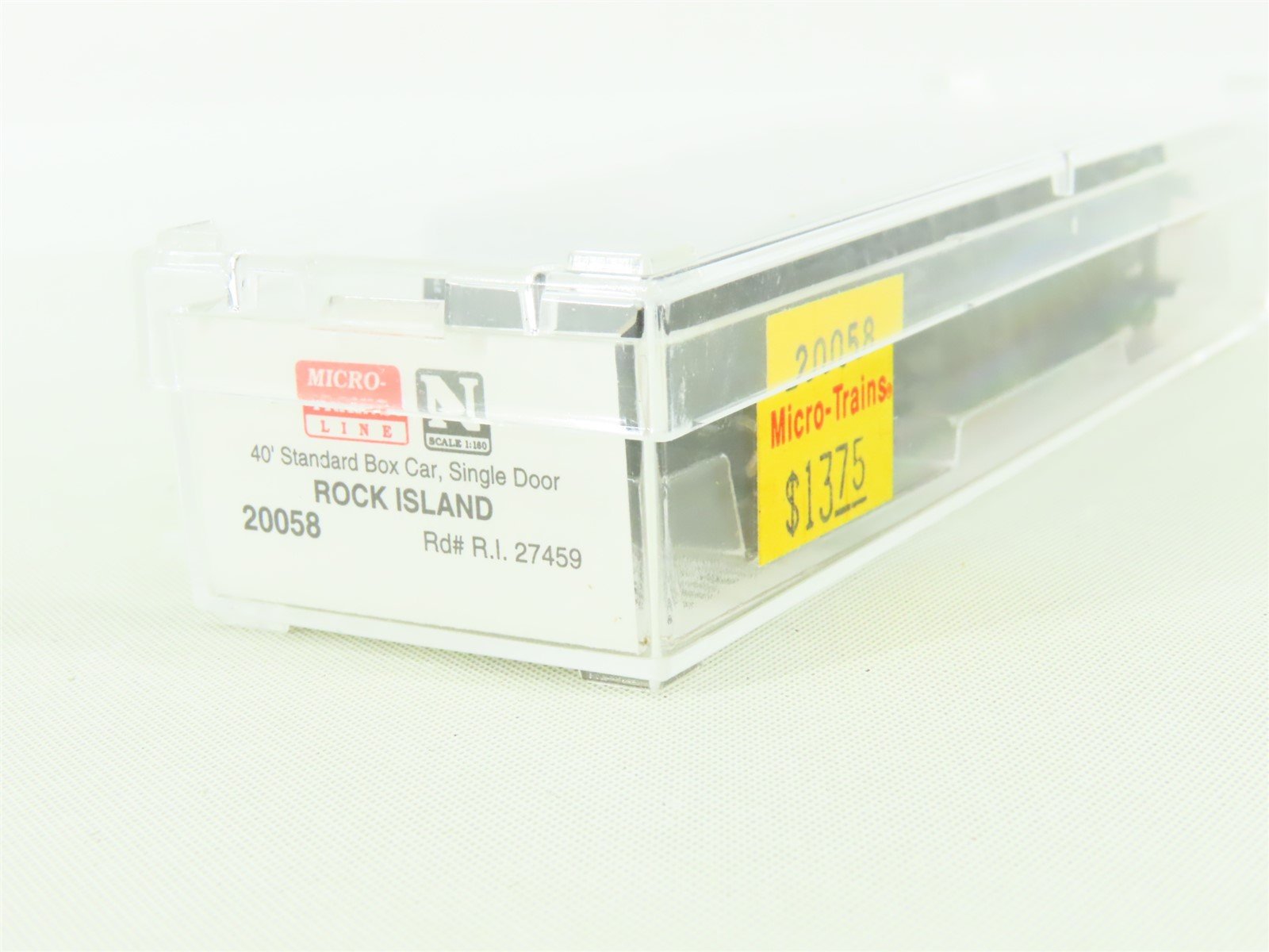 N Scale Micro-Trains MTL #20058 RI Rock Island 40' Single Door Box Car #27459