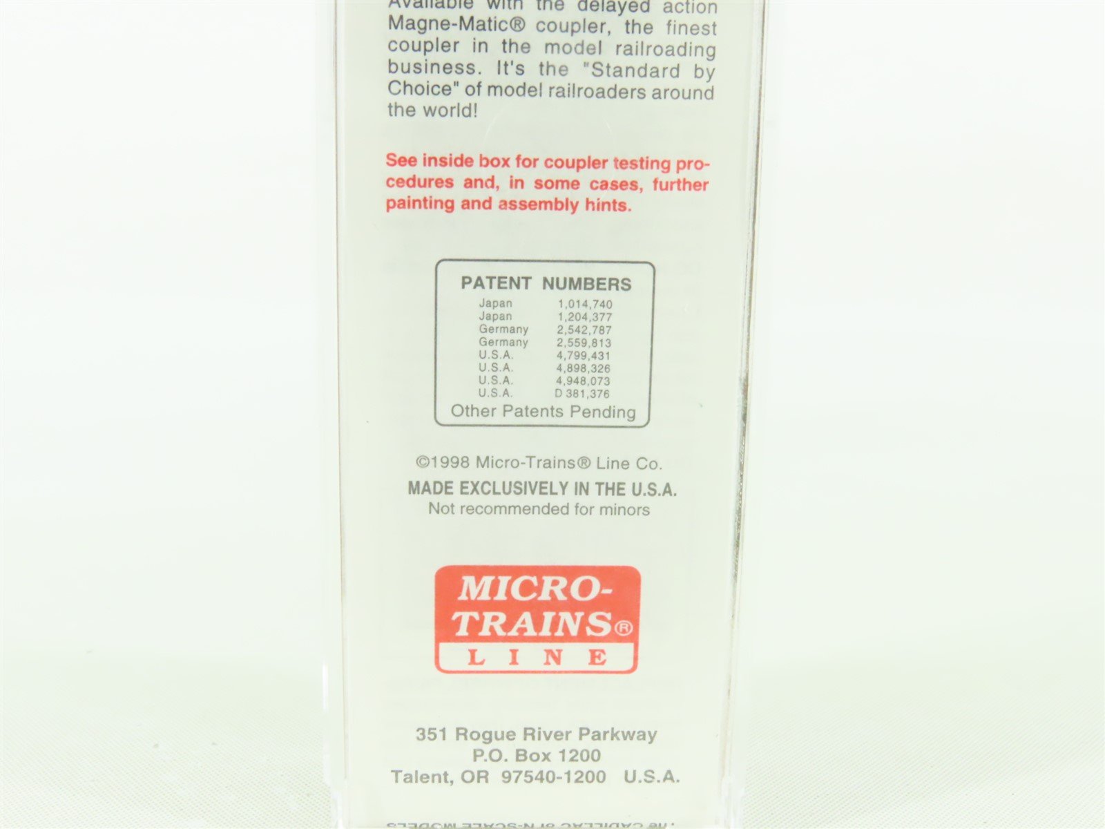 N Scale Micro-Trains MTL #20070 UP 