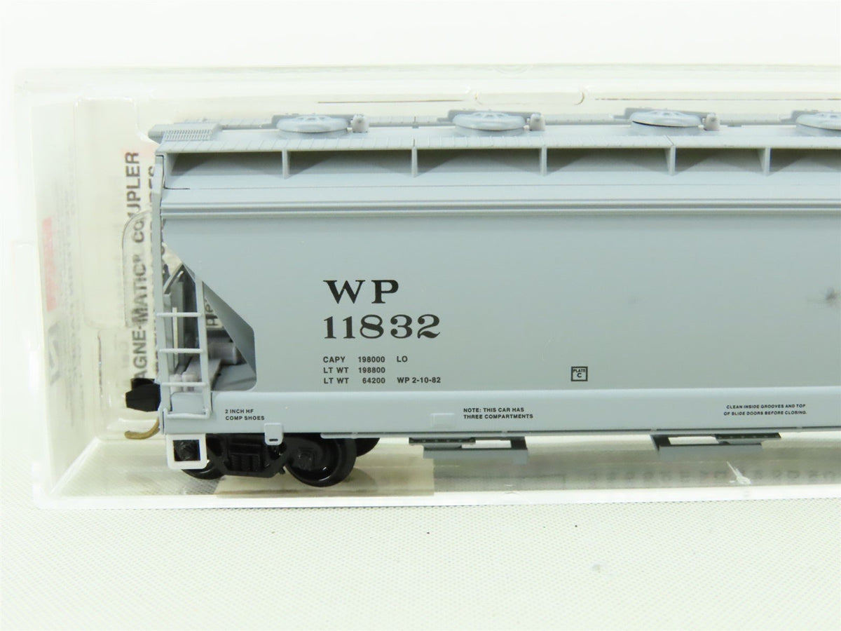 N Micro-Trains MTL #93050 WP Western Pacific 3-Bay Centerflow Hopper #11832