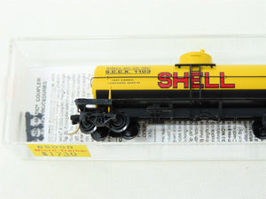 N Scale Micro-Trains MTL 65090 SCCX Shell Oil Company Single Dome Tank Car #1103