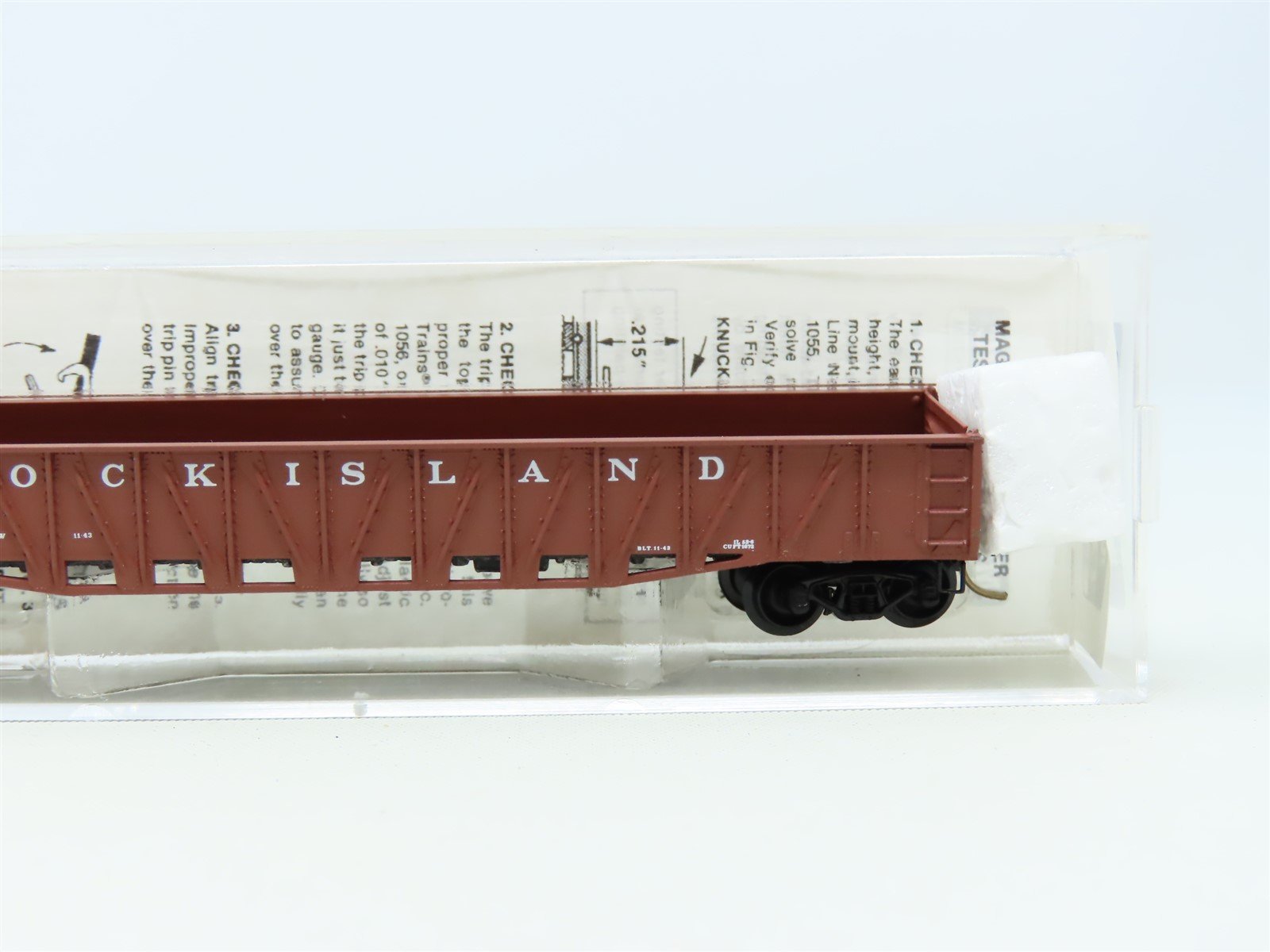 N Scale Micro-Trains MTL 62040 RI Rock Island 50' Gondola #1199