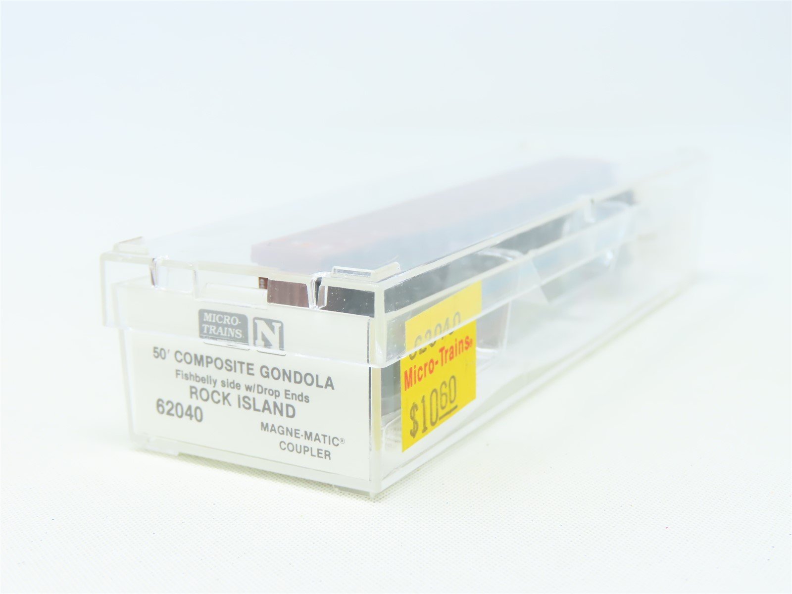 N Scale Micro-Trains MTL 62040 RI Rock Island 50' Gondola #1199