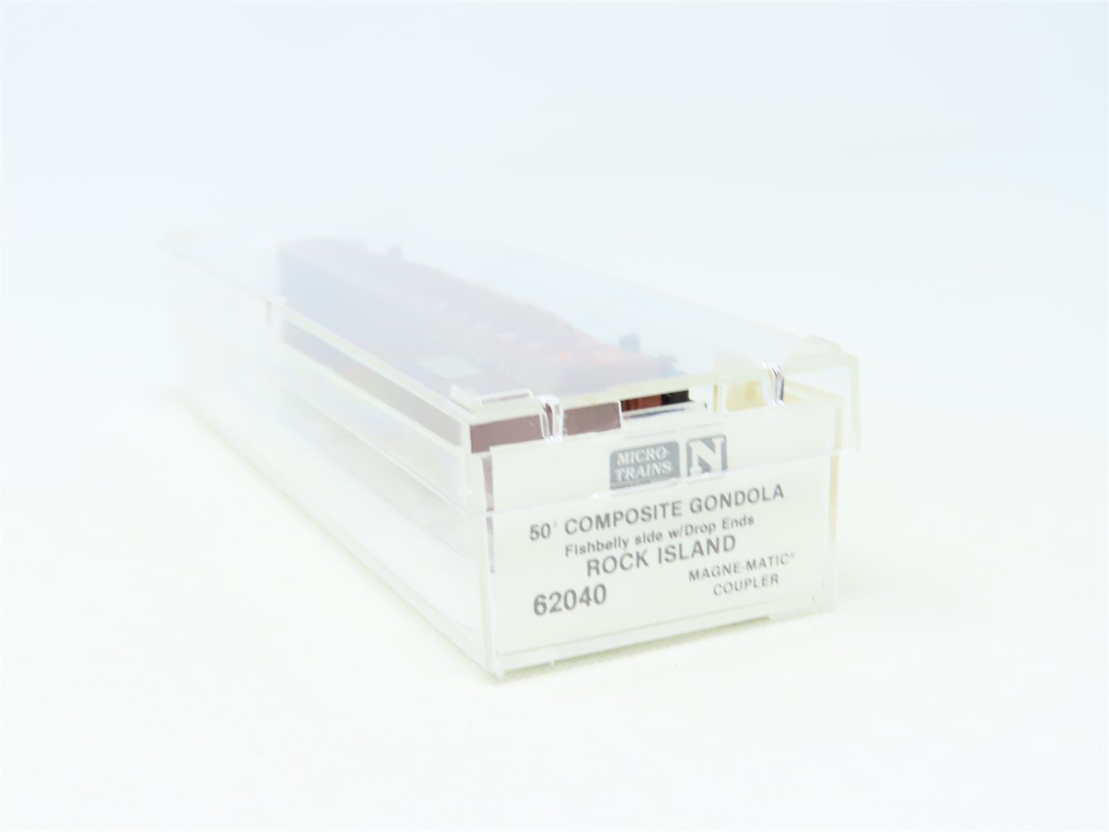 N Scale Micro-Trains MTL 62040 RI Rock Island 50' Gondola #1199