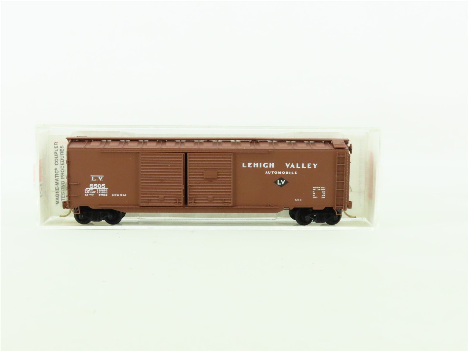 N Scale Micro-Trains MTL #78040 LV Lehigh Valley 50' Automobile Box Car #8505