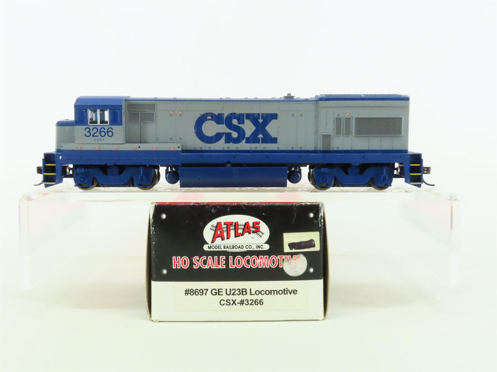 HO Scale Atlas 8697 CSX Transportation GE U23B Diesel Locomotive #3266 w/DCC