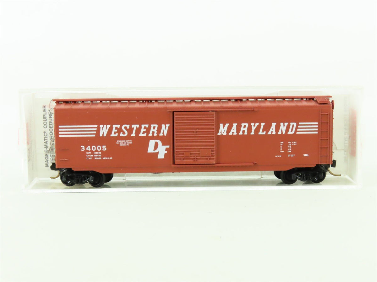 N Micro-Trains MTL #31160 WM Western Maryland 50&#39; Single Door Box Car #34005