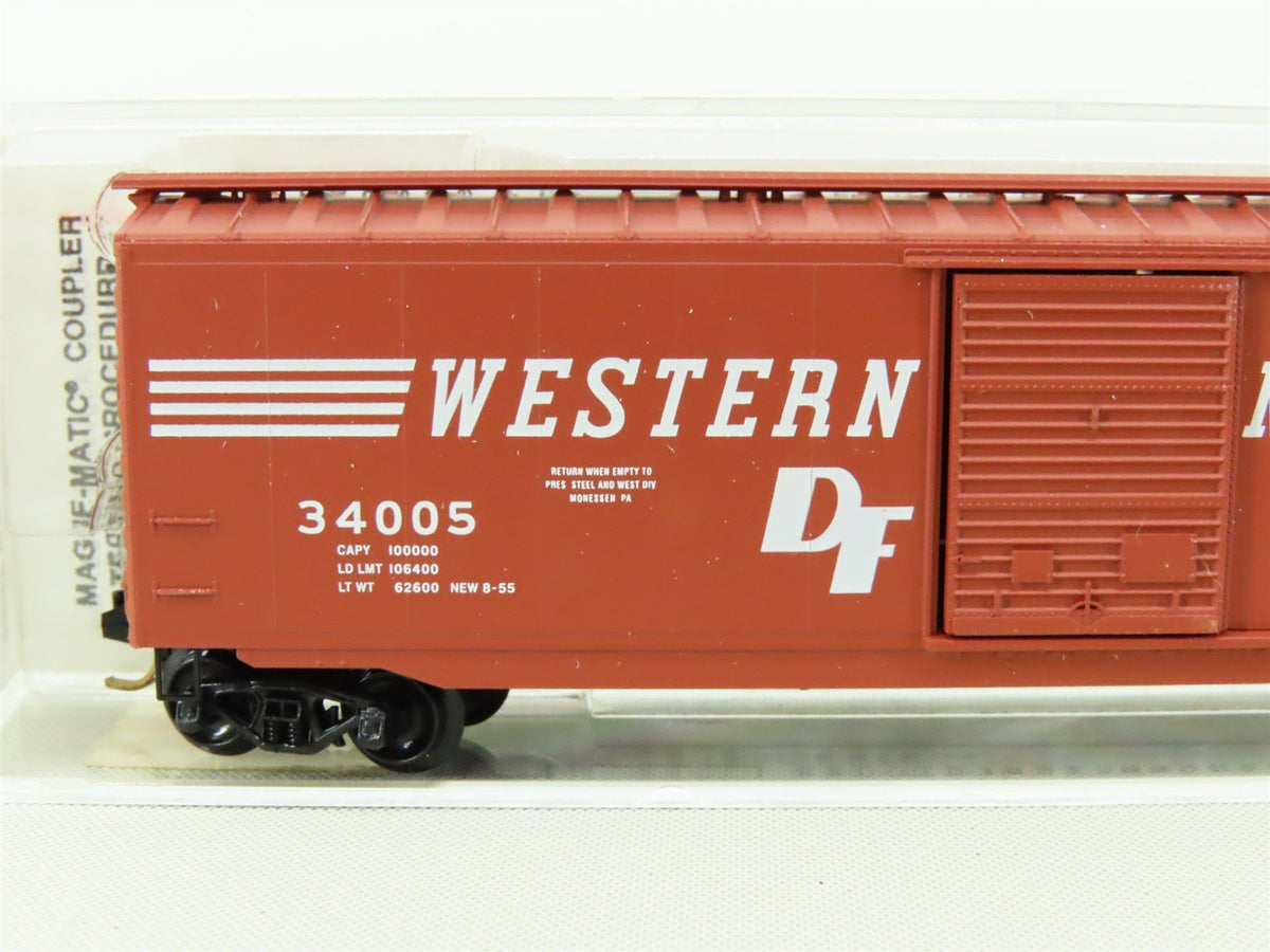 N Micro-Trains MTL #31160 WM Western Maryland 50&#39; Single Door Box Car #34005