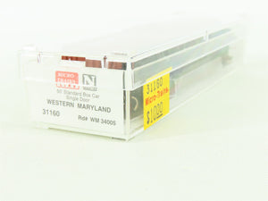 N Micro-Trains MTL #31160 WM Western Maryland 50' Single Door Box Car #34005