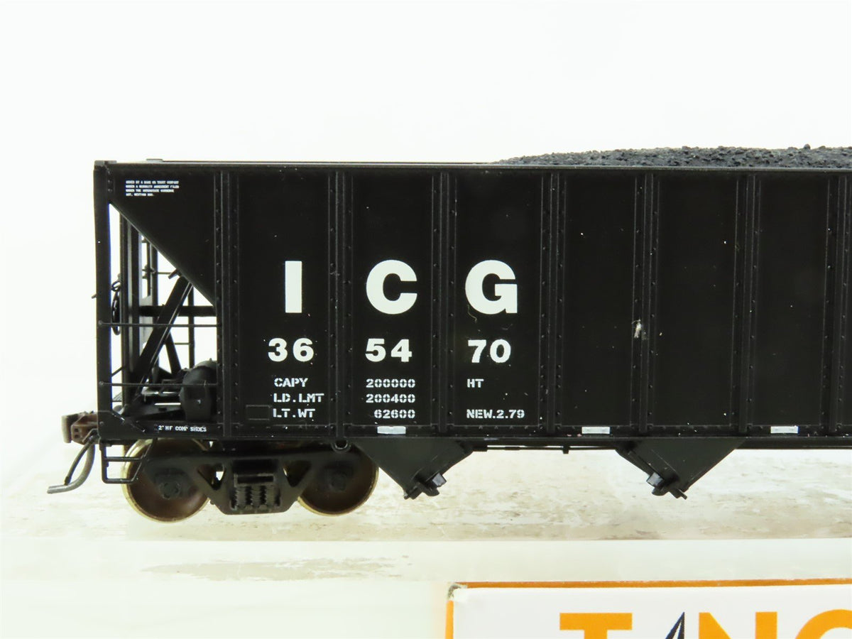 HO Tangent #10852-17 ICG Illinois Central Gulf 4-Bay Hopper #365470 - Custom