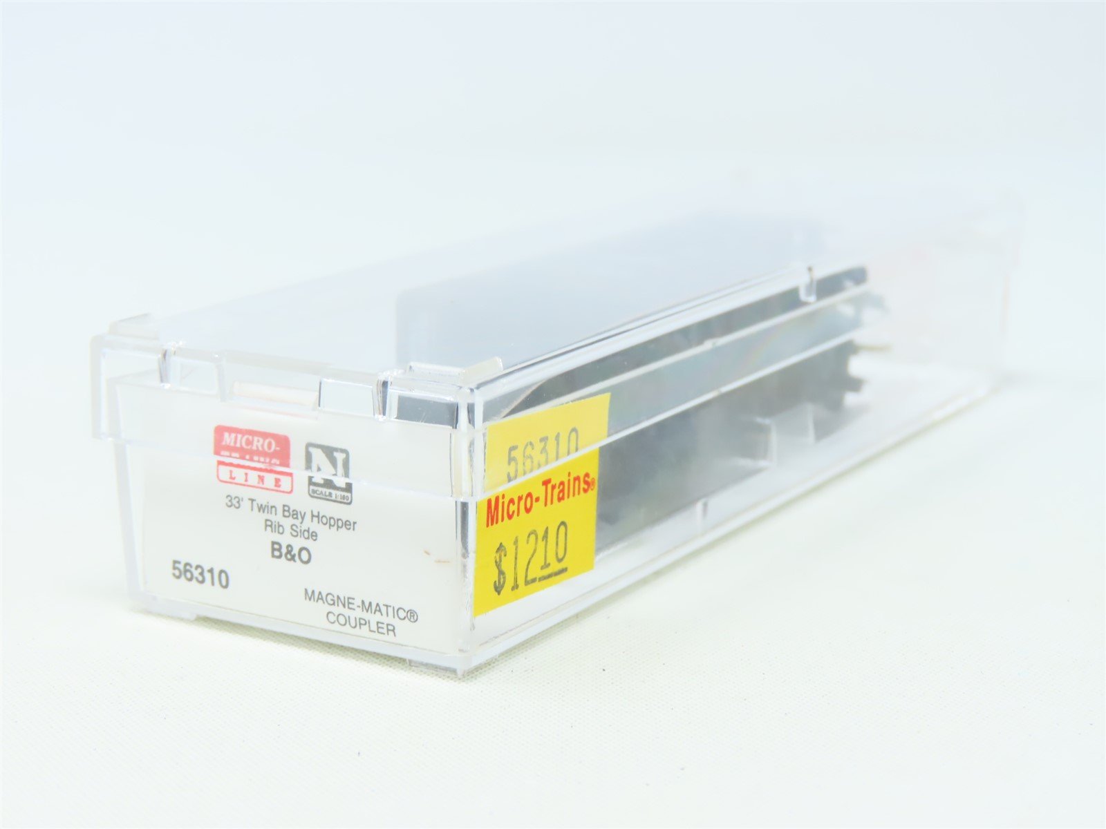 N Scale Micro-Trains MTL 56310 B&O Baltimore & Ohio 2-Bay Hopper #324759