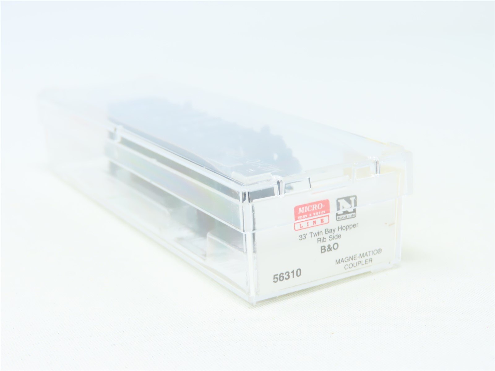 N Scale Micro-Trains MTL 56310 B&O Baltimore & Ohio 2-Bay Hopper #324759