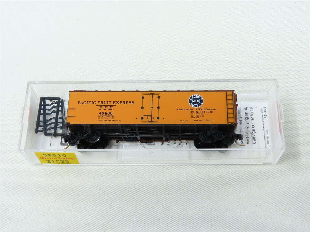 N Scale Micro-Trains MTL 59010 PFE Pacific Fruit Express 40&#39; Reefer #40400