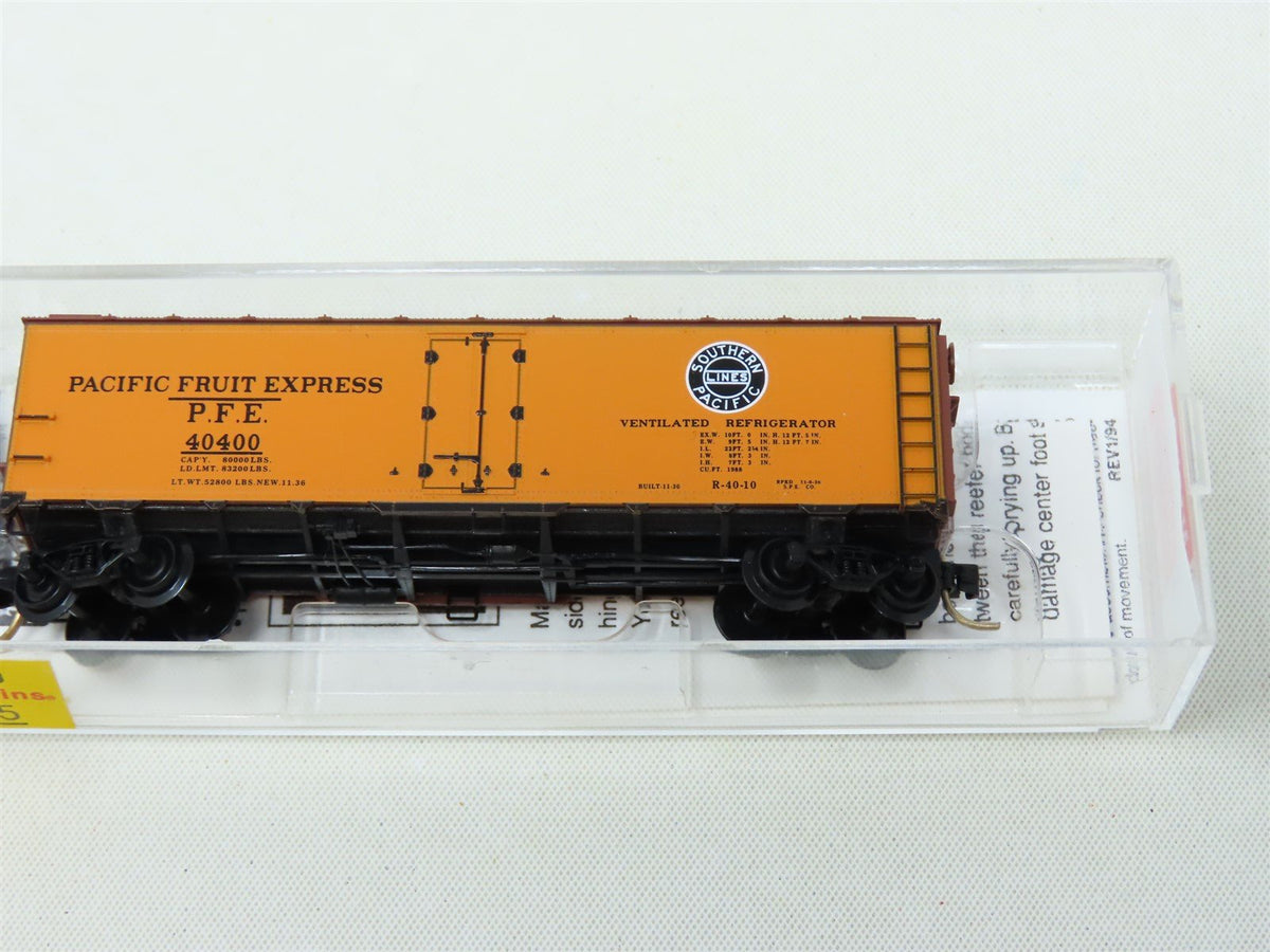 N Scale Micro-Trains MTL 59010 PFE Pacific Fruit Express 40&#39; Reefer #40400