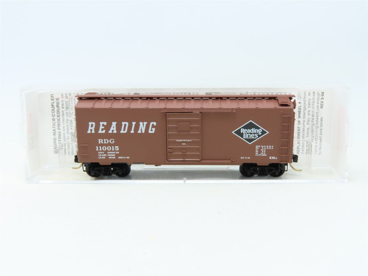 N Scale Micro-Trains MTL 20810 RDG Reading 40&#39; Box Car #110015