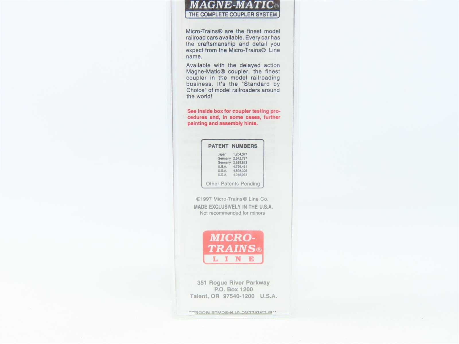 N Scale Micro-Trains MTL 29080 PGE Pacific Great Eastern 40' Box Car #4101