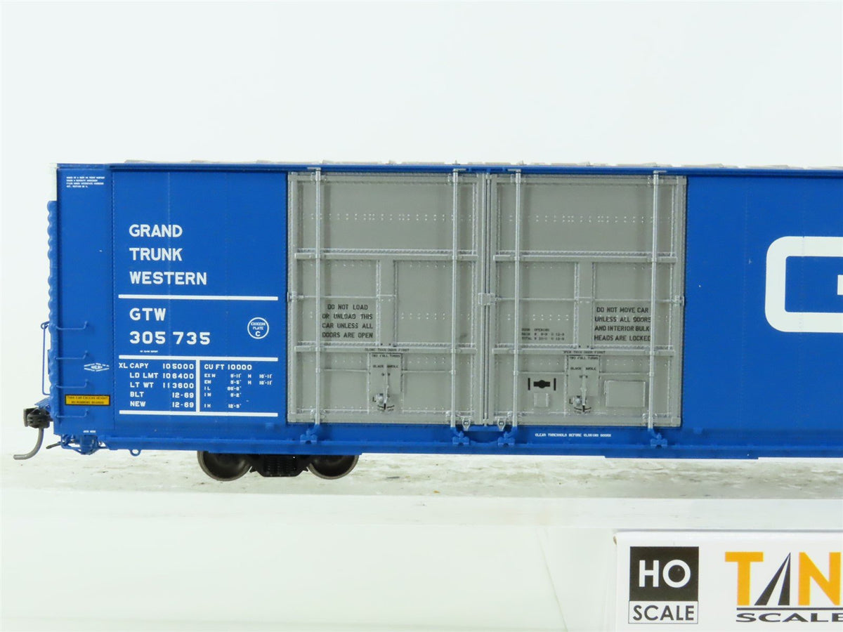 HO Scale Tangent #25518-01 GTW Grand Trunk Western 86&#39; High Cube Box Car #305735