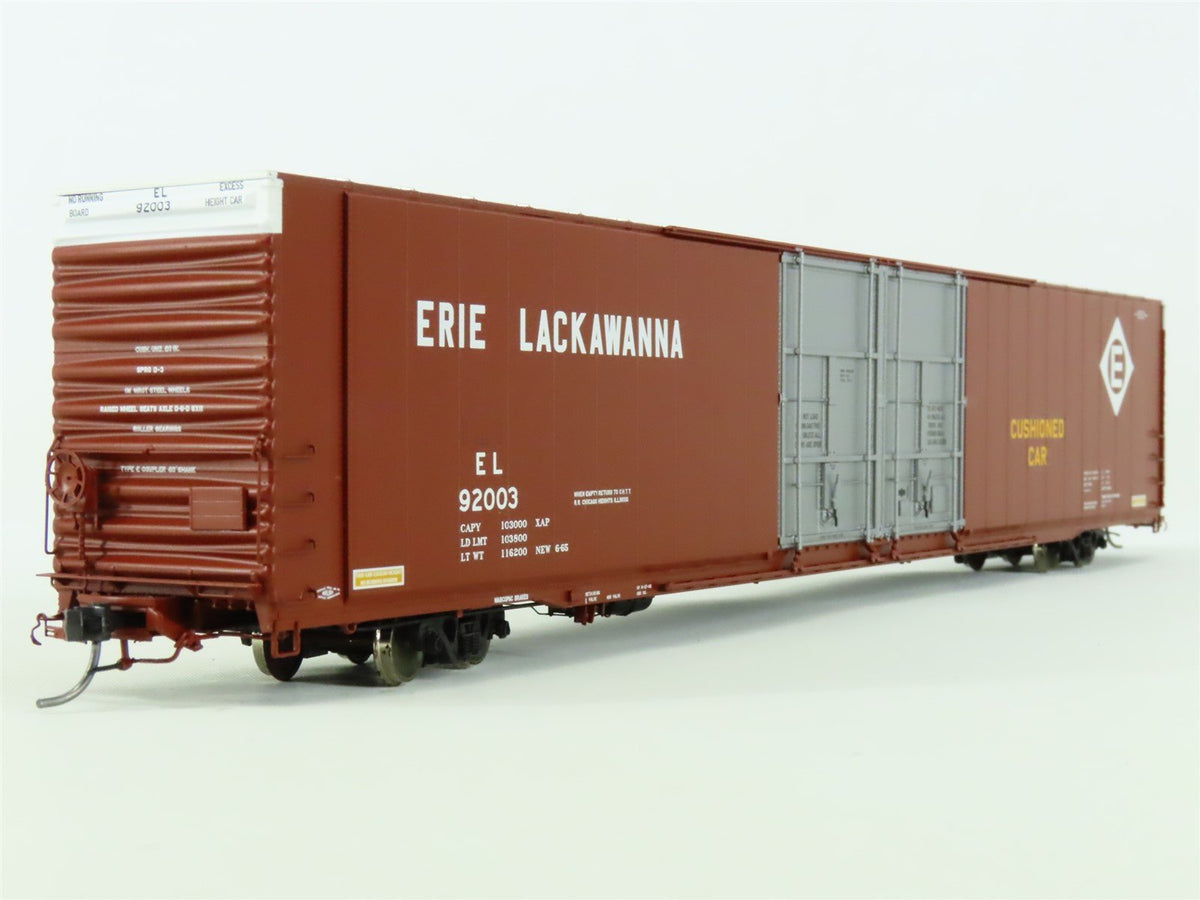 HO Tangent 25025-01 EL Erie Lackawanna 86&#39; High Cube Box Car - Custom Weathered