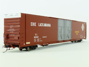 HO Tangent 25025-01 EL Erie Lackawanna 86' High Cube Box Car - Custom Weathered