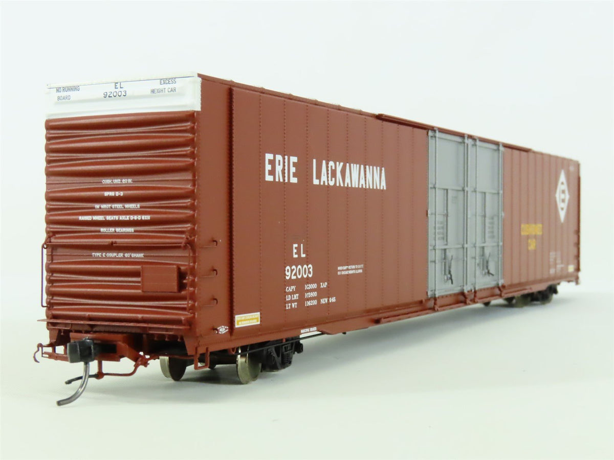 HO Tangent 25025-01 EL Erie Lackawanna 86&#39; High Cube Box Car - Custom Weathered