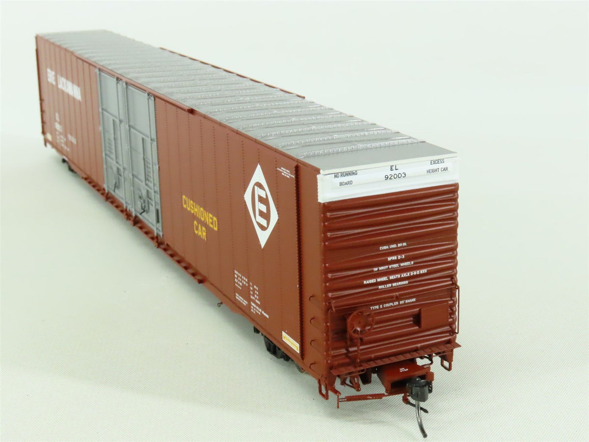 HO Tangent 25025-01 EL Erie Lackawanna 86&#39; High Cube Box Car - Custom Weathered