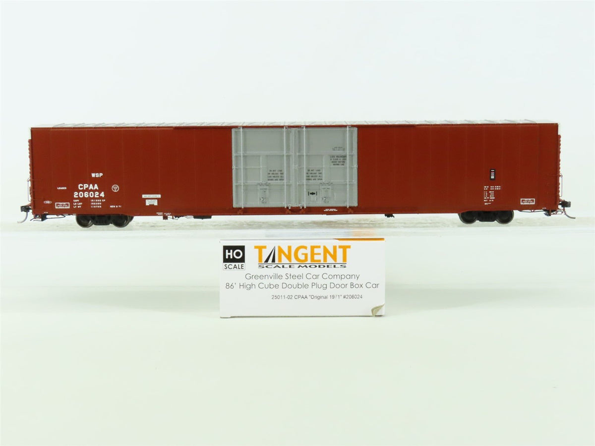 HO Scale Tangent 25011-02 CPAA Greenville 86&#39; High Cube Box Car #206024