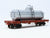On30 Scale Bachmann Spectrum 27198 Unlettered Single Dome Tank Car - Silver