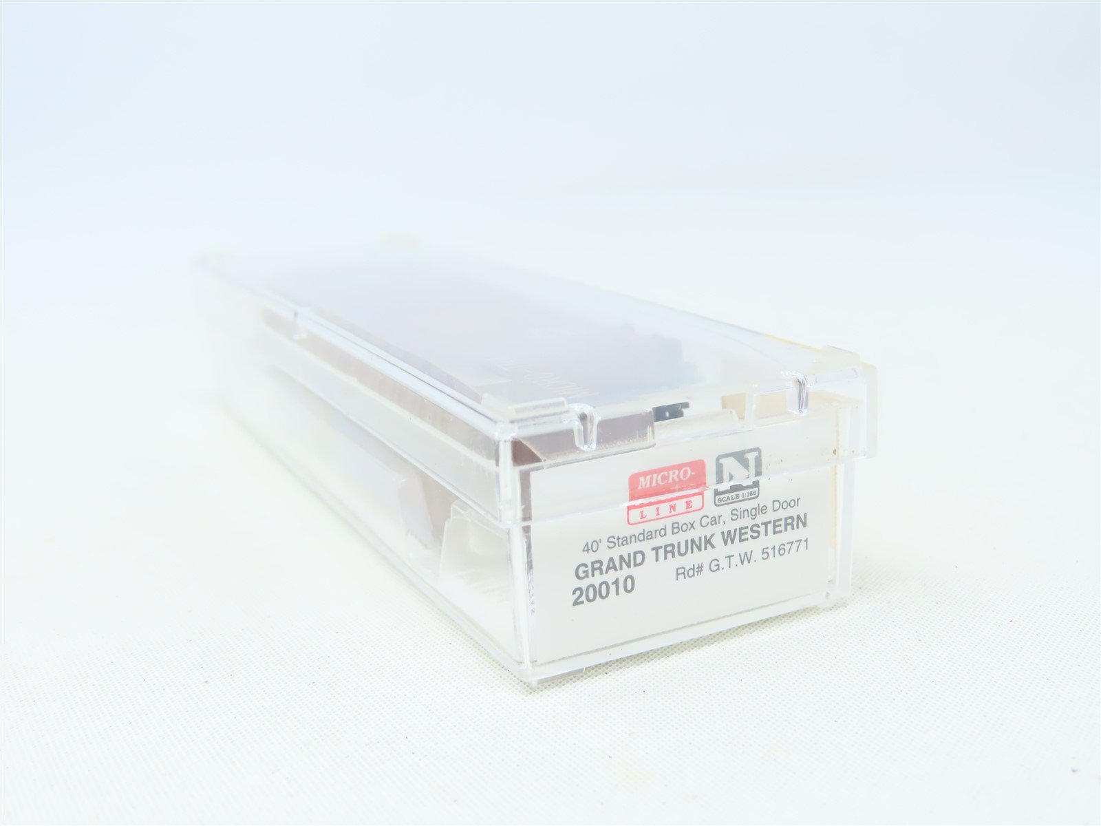 N Scale Micro-Trains MTL 20010 GTW Grand Trunk Western 40' Box Car #516771