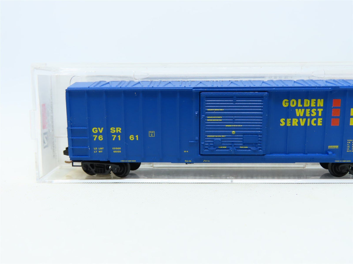 N Micro-Trains MTL 25520 GSVR Golden West Service 50&#39; Rib Side Box Car #767161