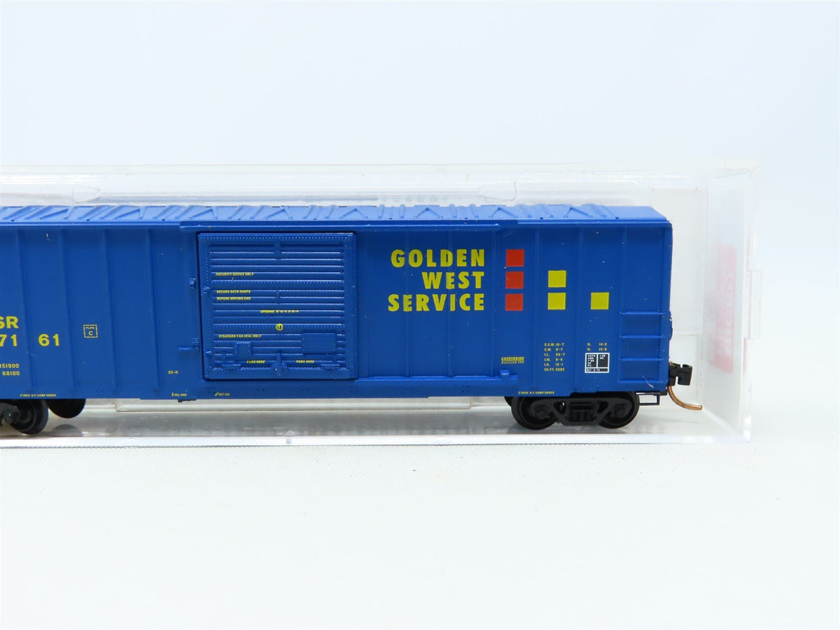 N Micro-Trains MTL 25520 GSVR Golden West Service 50&#39; Rib Side Box Car #767161