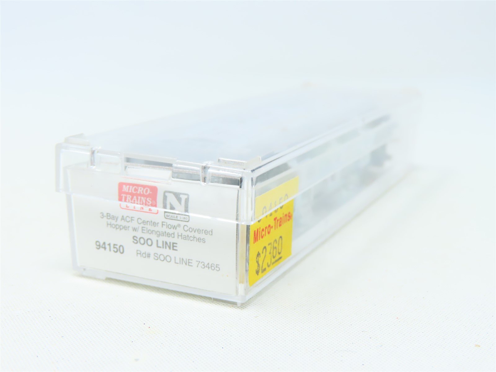 N Scale Micro-Trains MTL 94150 SOO Line 3-Bay Centerflow Covered Hopper #73465