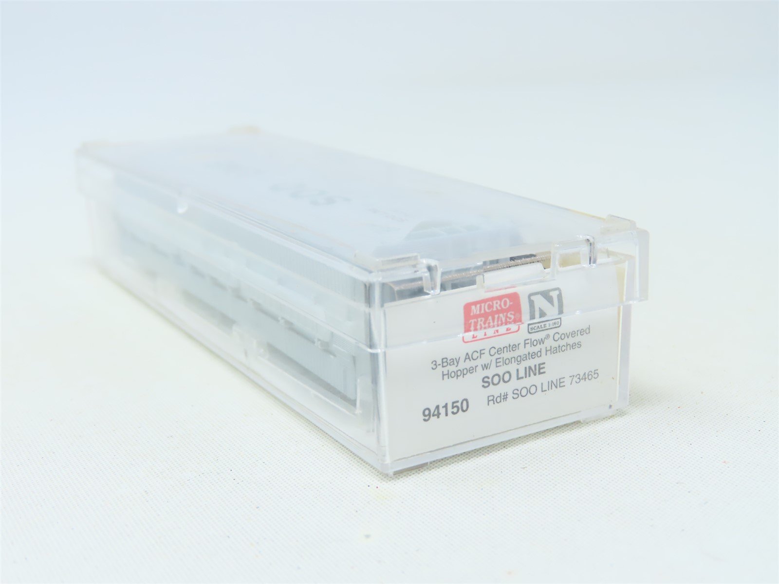 N Scale Micro-Trains MTL 94150 SOO Line 3-Bay Centerflow Covered Hopper #73465