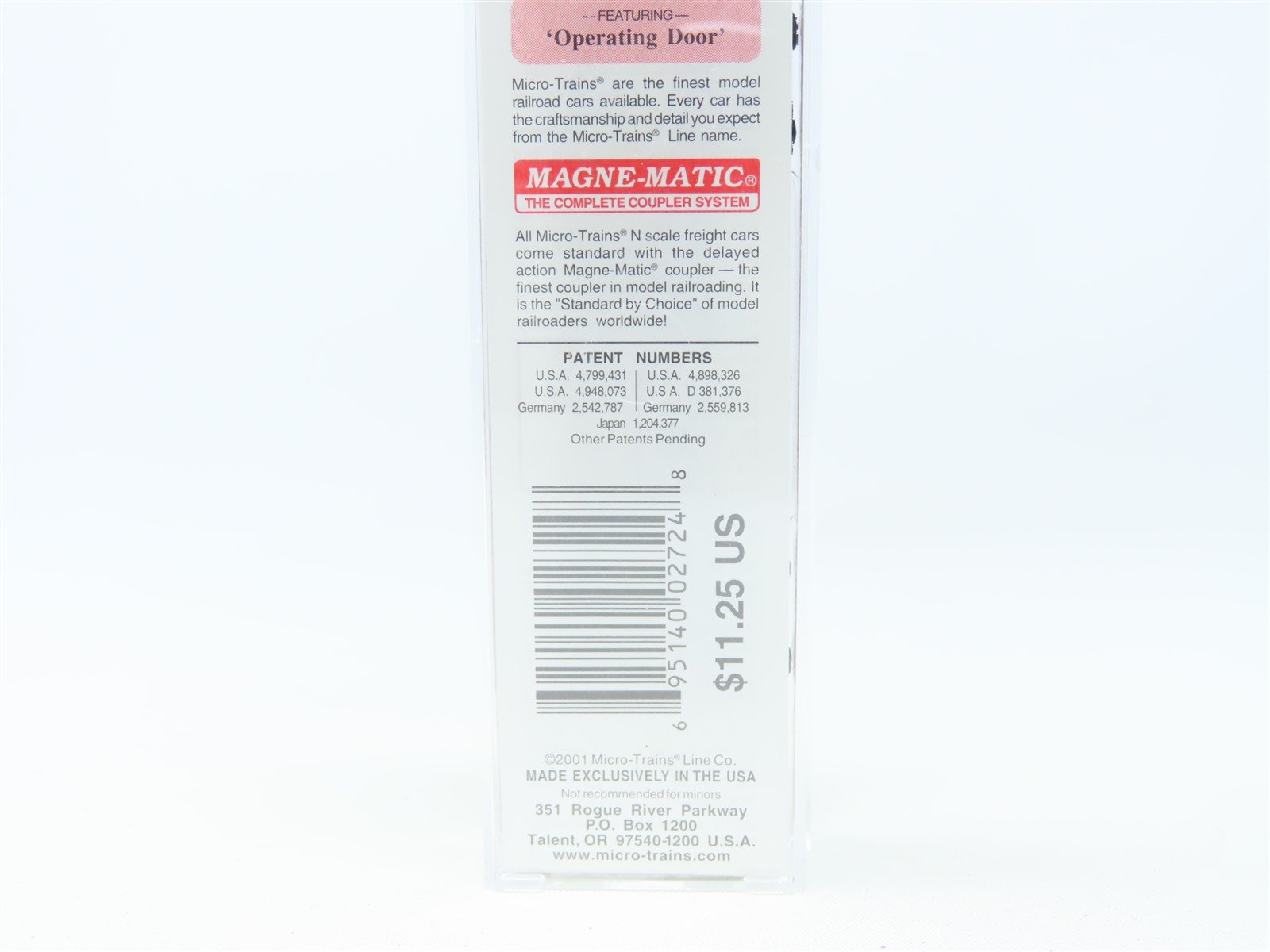 N Scale Micro-Trains MTL 35080 ATSF Santa Fe 40' Despatch Stock Car #50652