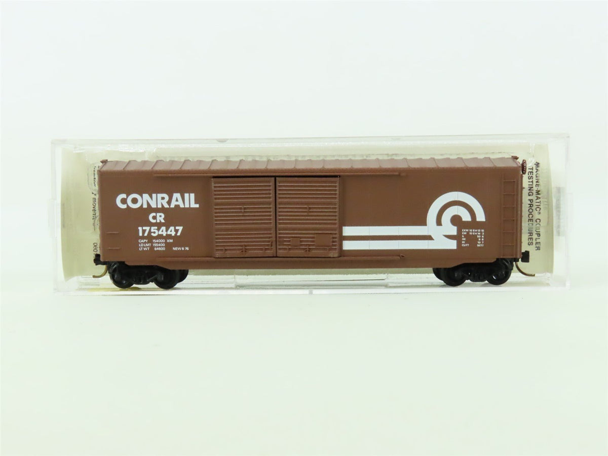 N Scale Micro-Trains MTL #37010 CR Conrail 50&#39; Double Door Box Car #175447