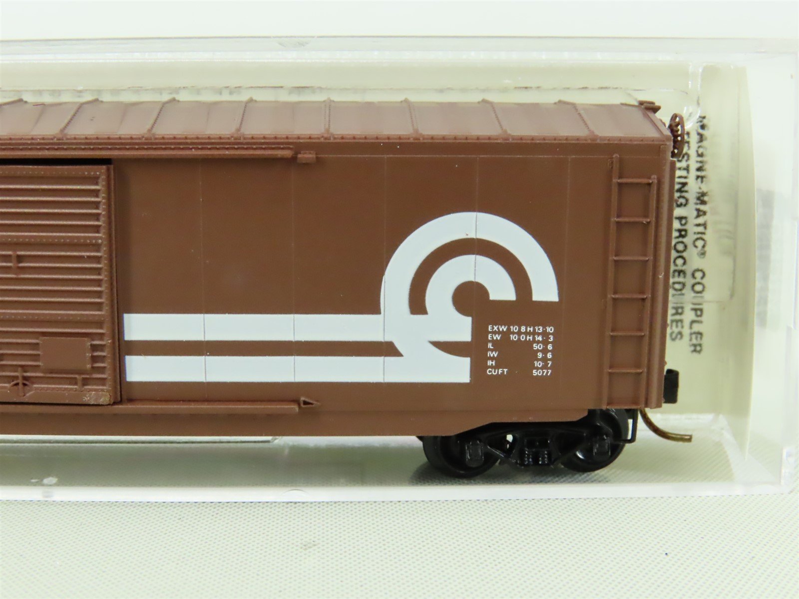 N Scale Micro-Trains MTL #37010 CR Conrail 50' Double Door Box Car #175447