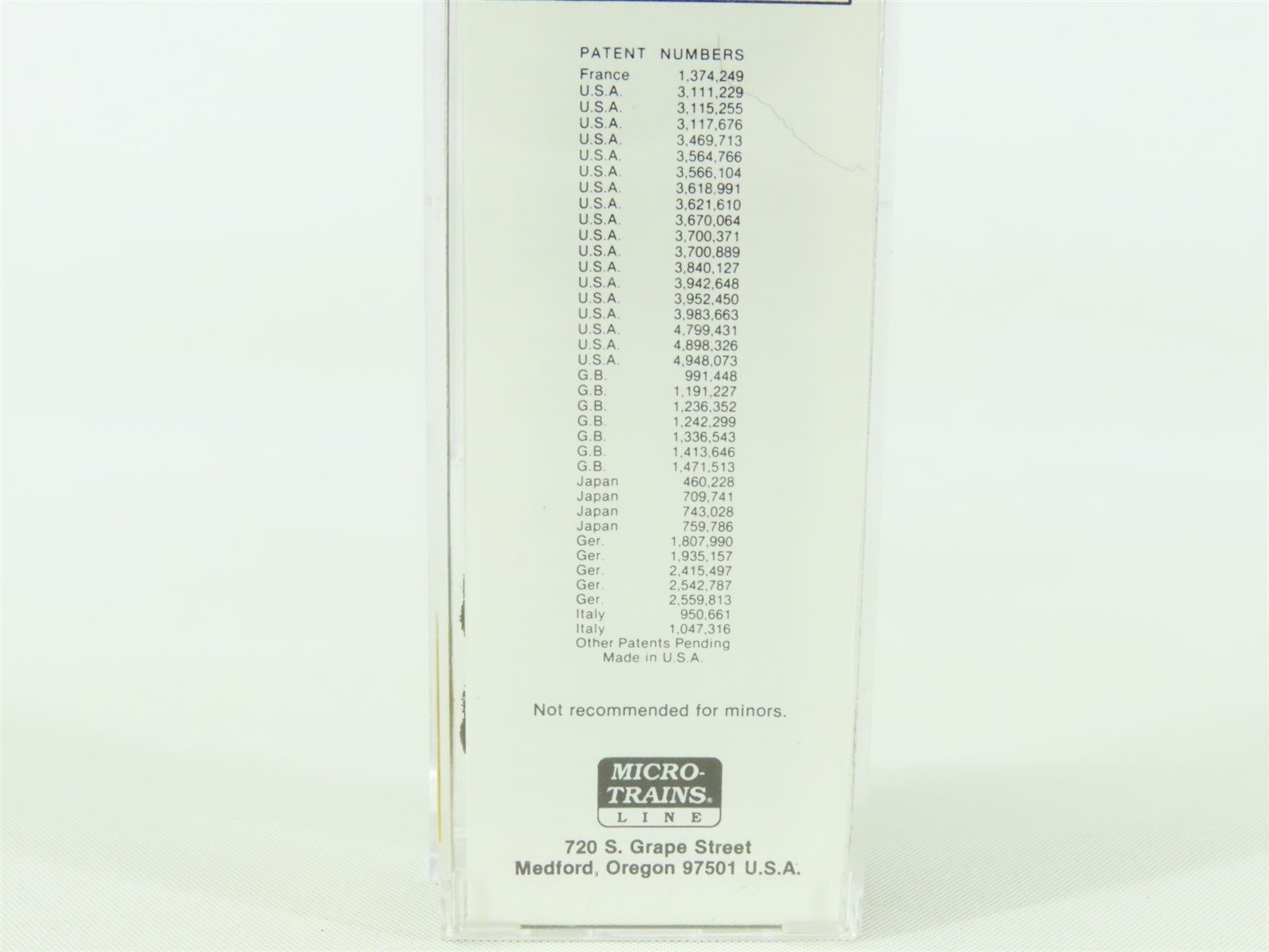 N Scale Micro-Trains MTL #37010 CR Conrail 50' Double Door Box Car #175447