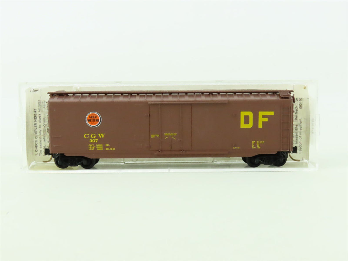 N Scale Micro-Trains MTL #32300 CGW Chicago Great Western 50&#39; Box Car #307