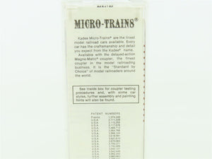 N Scale Kadee Micro-Trains MTL #44020 NP Northern Pacific 50' Flat Car #61002