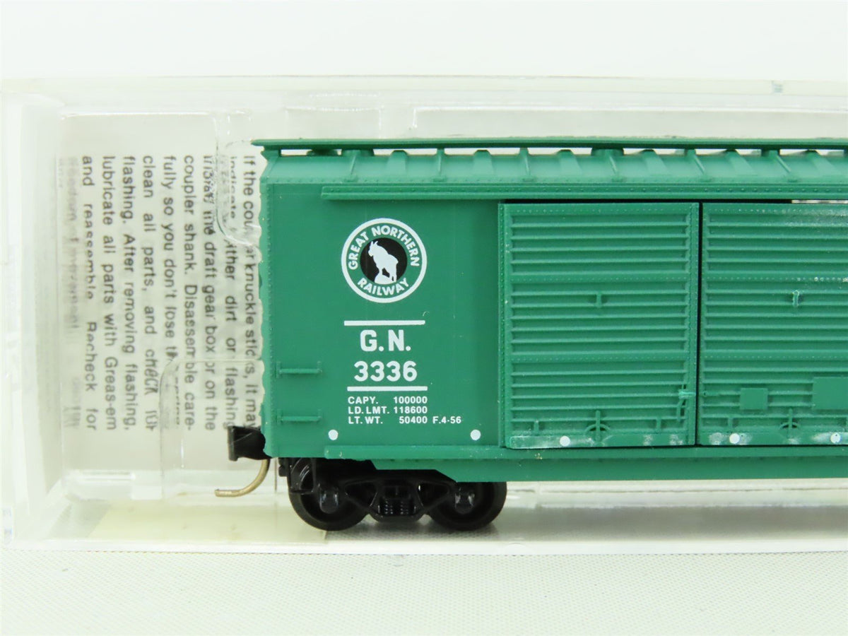 N Scale Micro-Trains MTL #23190 GN Great Northern &quot;Goat&quot; 40&#39; Box Car #3336