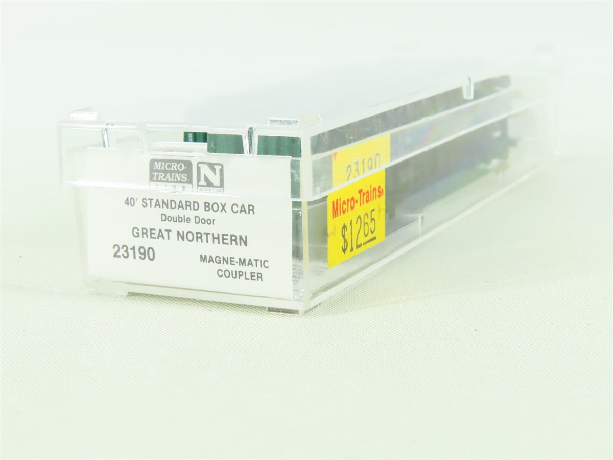 N Scale Micro-Trains MTL #23190 GN Great Northern &quot;Goat&quot; 40&#39; Box Car #3336