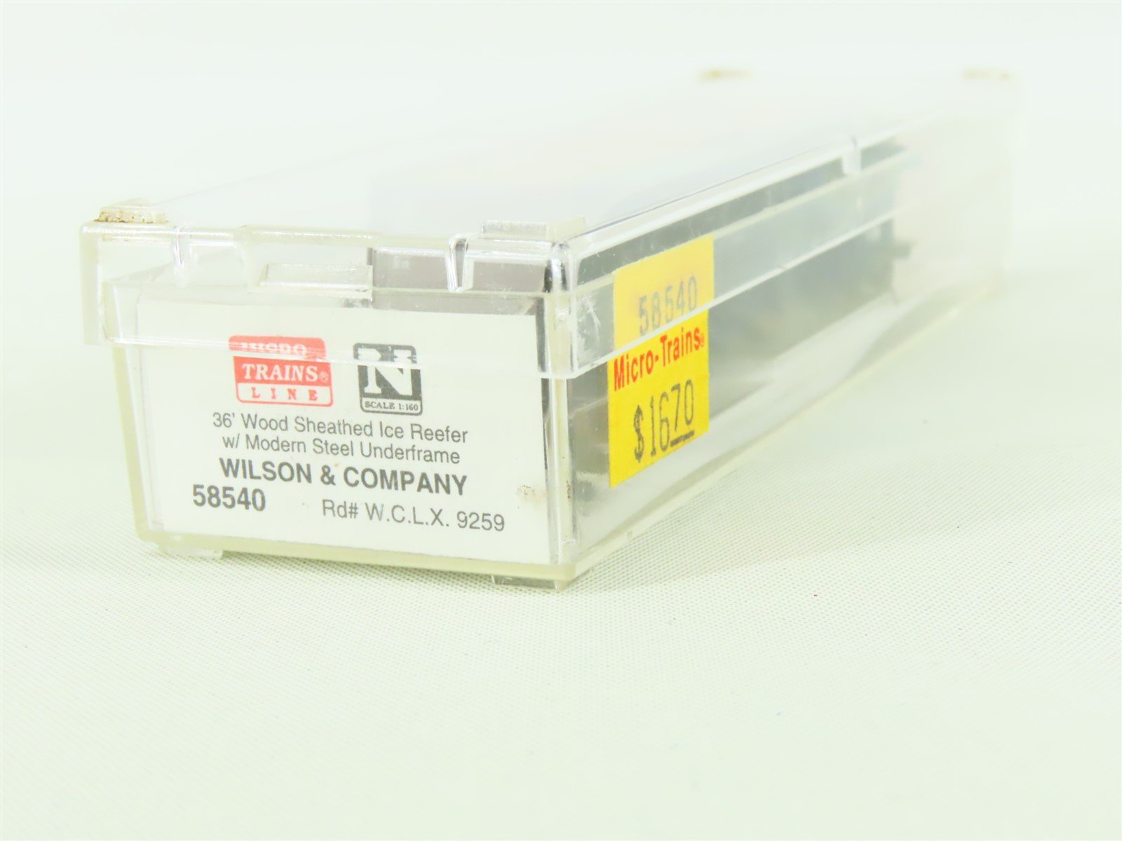 N Scale Micro-Trains MTL #58540 WCLX Wilson & Company 36' Wood Reefer #9259