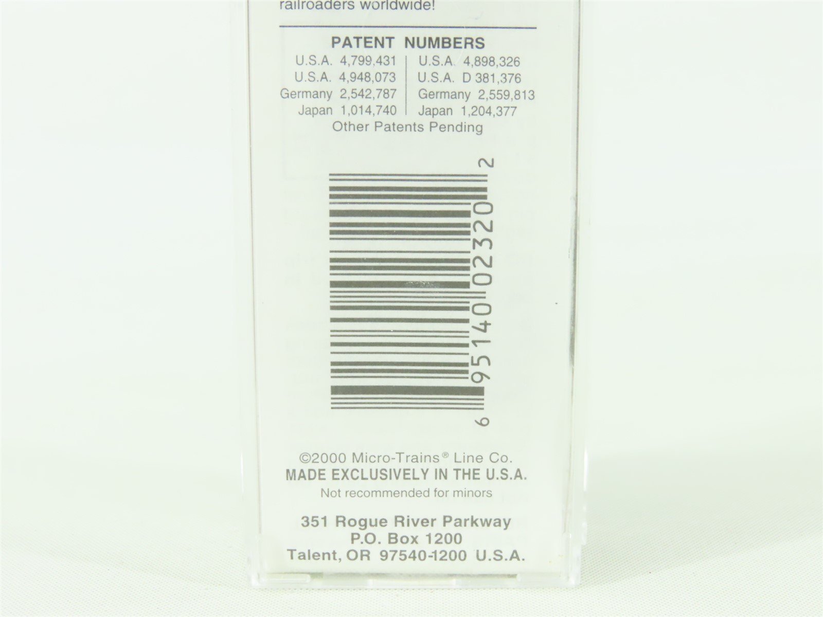 N Scale Micro-Trains MTL #28100 AA Ann Arbor 40' Single Door Box Car #73835