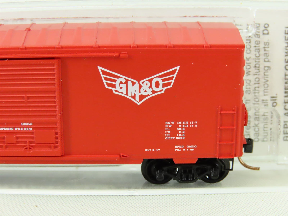 N Scale Micro-Trains MTL #24240 GM&amp;O Gulf Mobile &amp; Ohio 40&#39; Box Car #21587