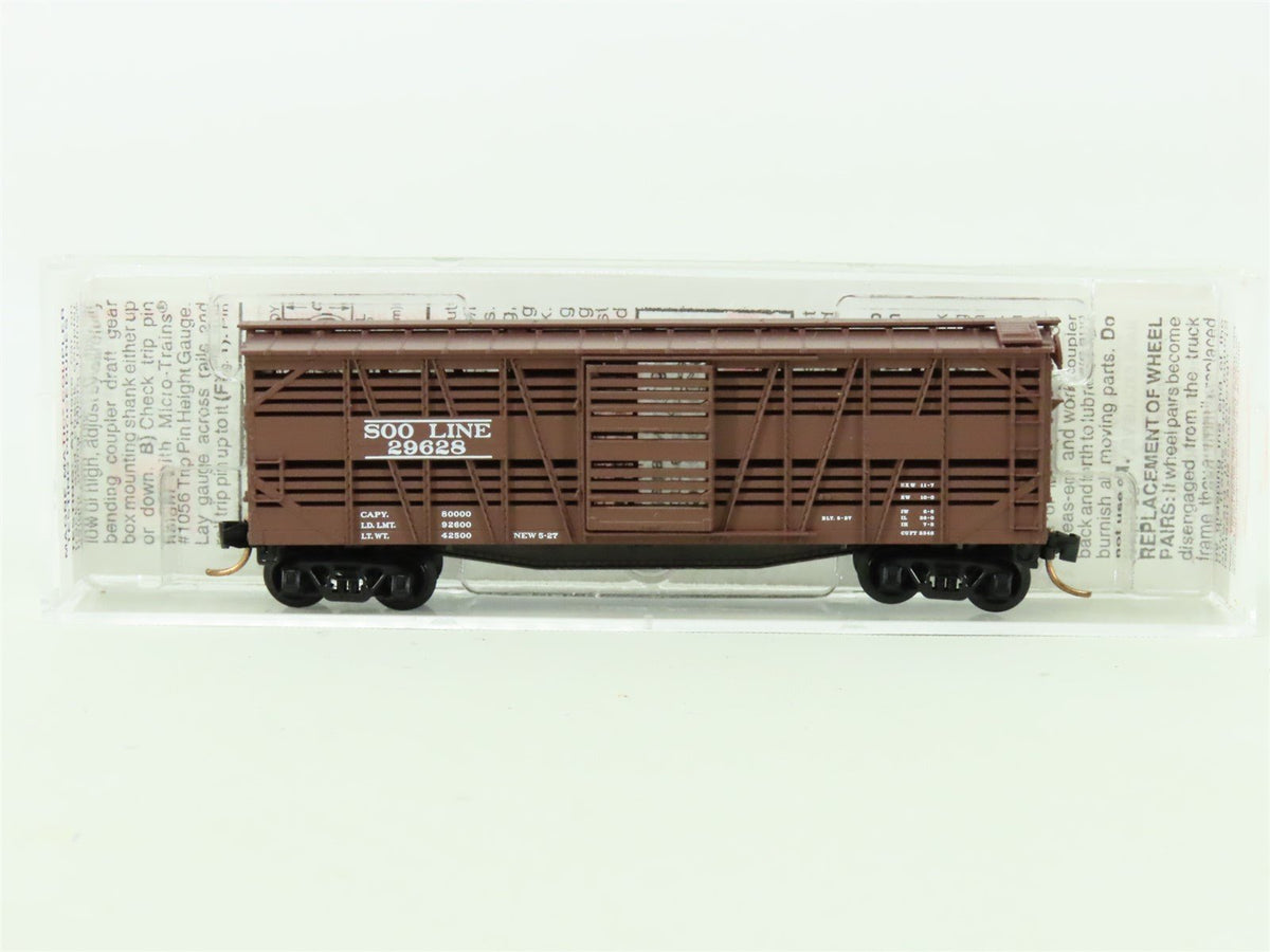 N Scale Micro-Trains MTL #35140 SOO Line 40&#39; Despatch Stock Car #29628