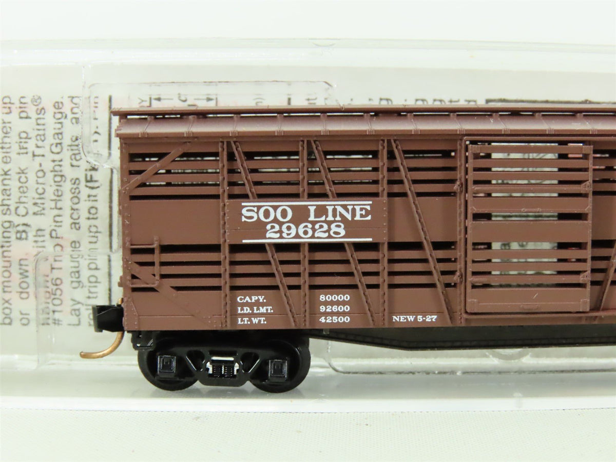 N Scale Micro-Trains MTL #35140 SOO Line 40&#39; Despatch Stock Car #29628